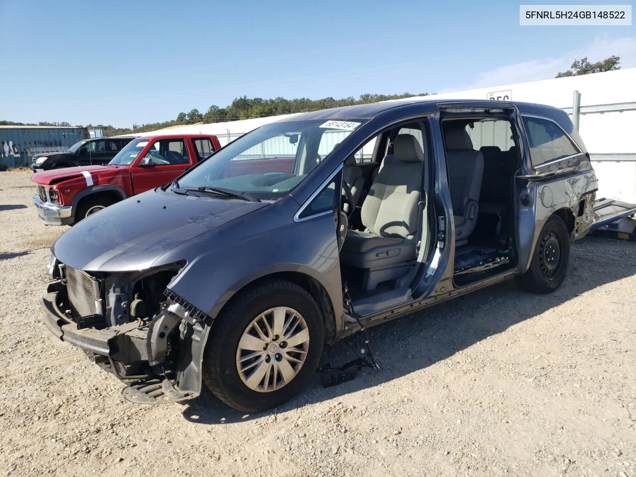 2016 Honda Odyssey Lx VIN: 5FNRL5H24GB148522 Lot: 68143184