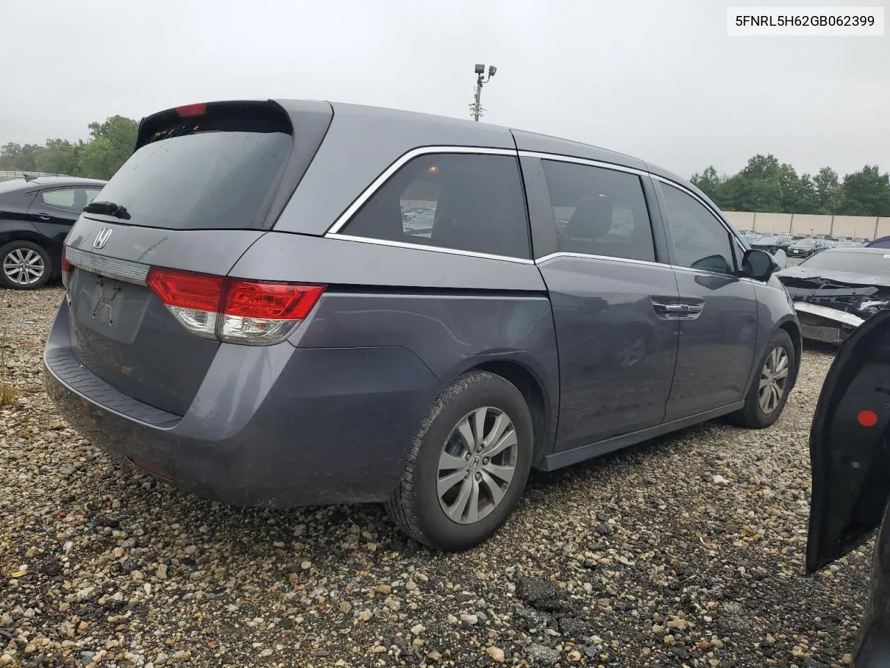 5FNRL5H62GB062399 2016 Honda Odyssey Exl