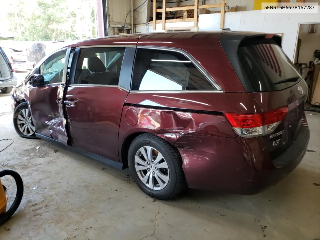 2016 Honda Odyssey Exl VIN: 5FNRL5H66GB157287 Lot: 69617654