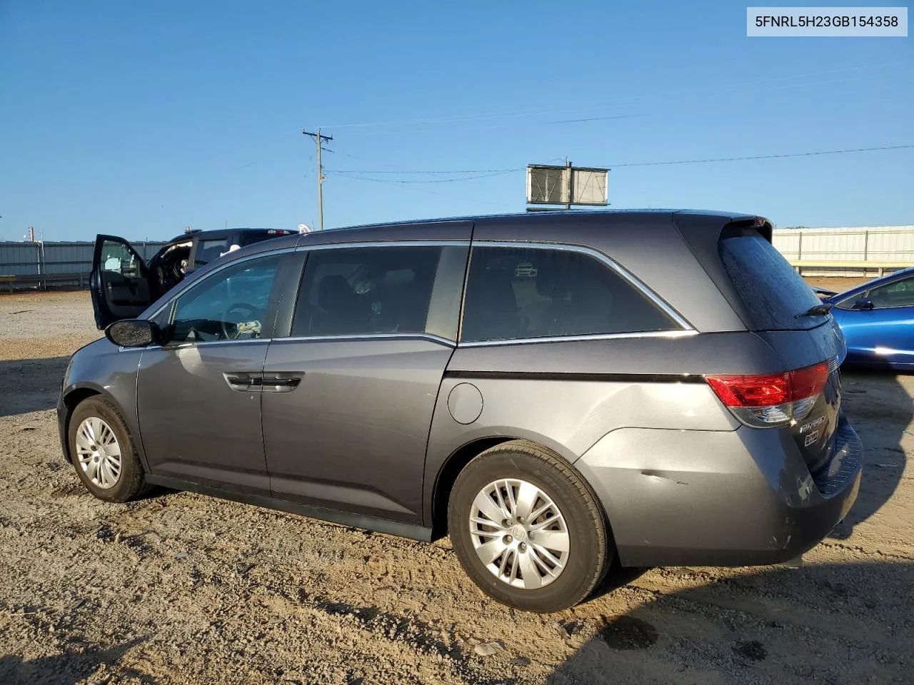 2016 Honda Odyssey Lx VIN: 5FNRL5H23GB154358 Lot: 70085674