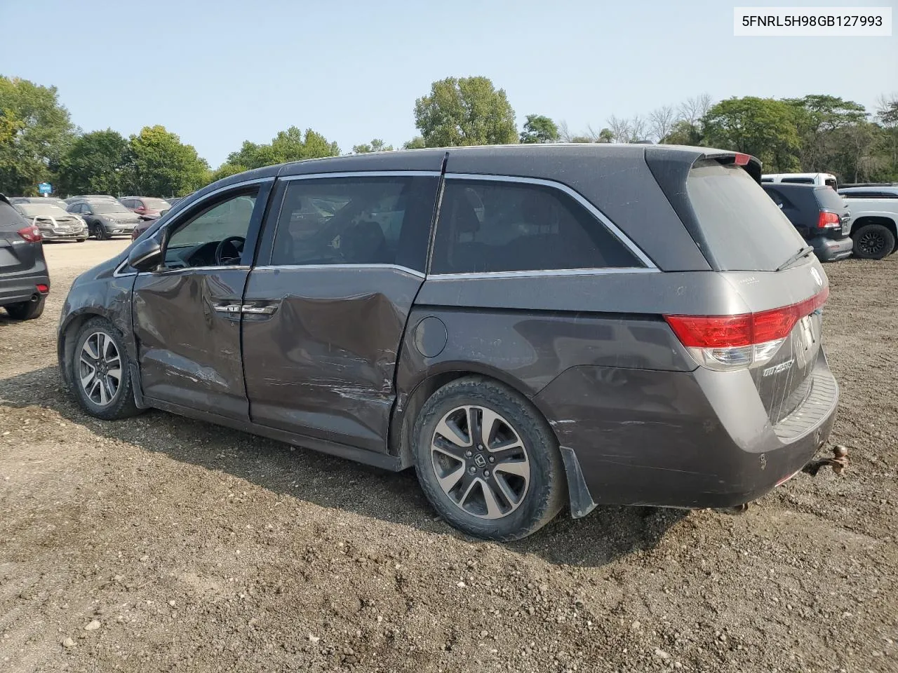 2016 Honda Odyssey Touring VIN: 5FNRL5H98GB127993 Lot: 70463734