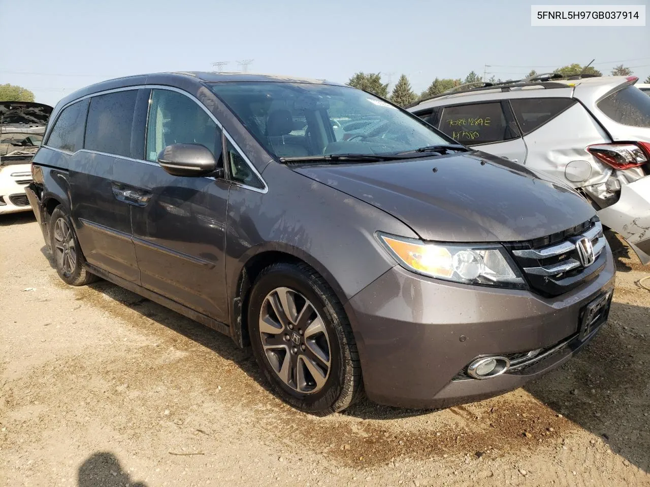 5FNRL5H97GB037914 2016 Honda Odyssey Touring