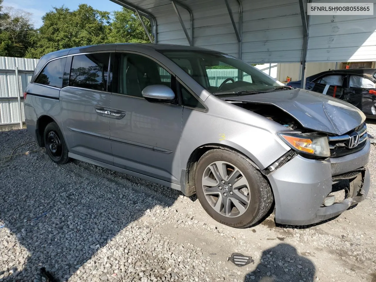 2016 Honda Odyssey Touring VIN: 5FNRL5H90GB055865 Lot: 70748434