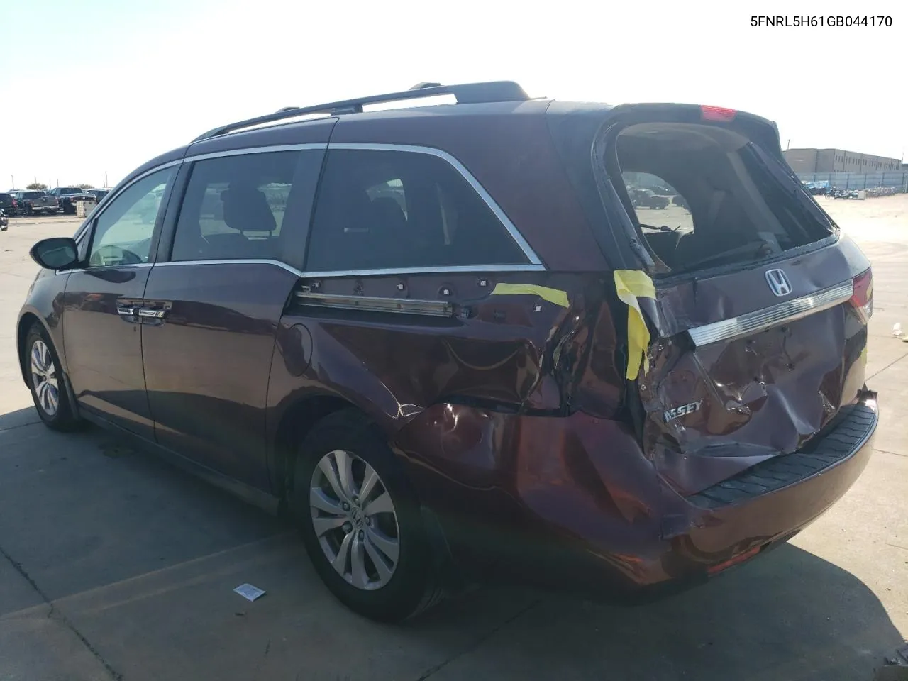 2016 Honda Odyssey Exl VIN: 5FNRL5H61GB044170 Lot: 70858564