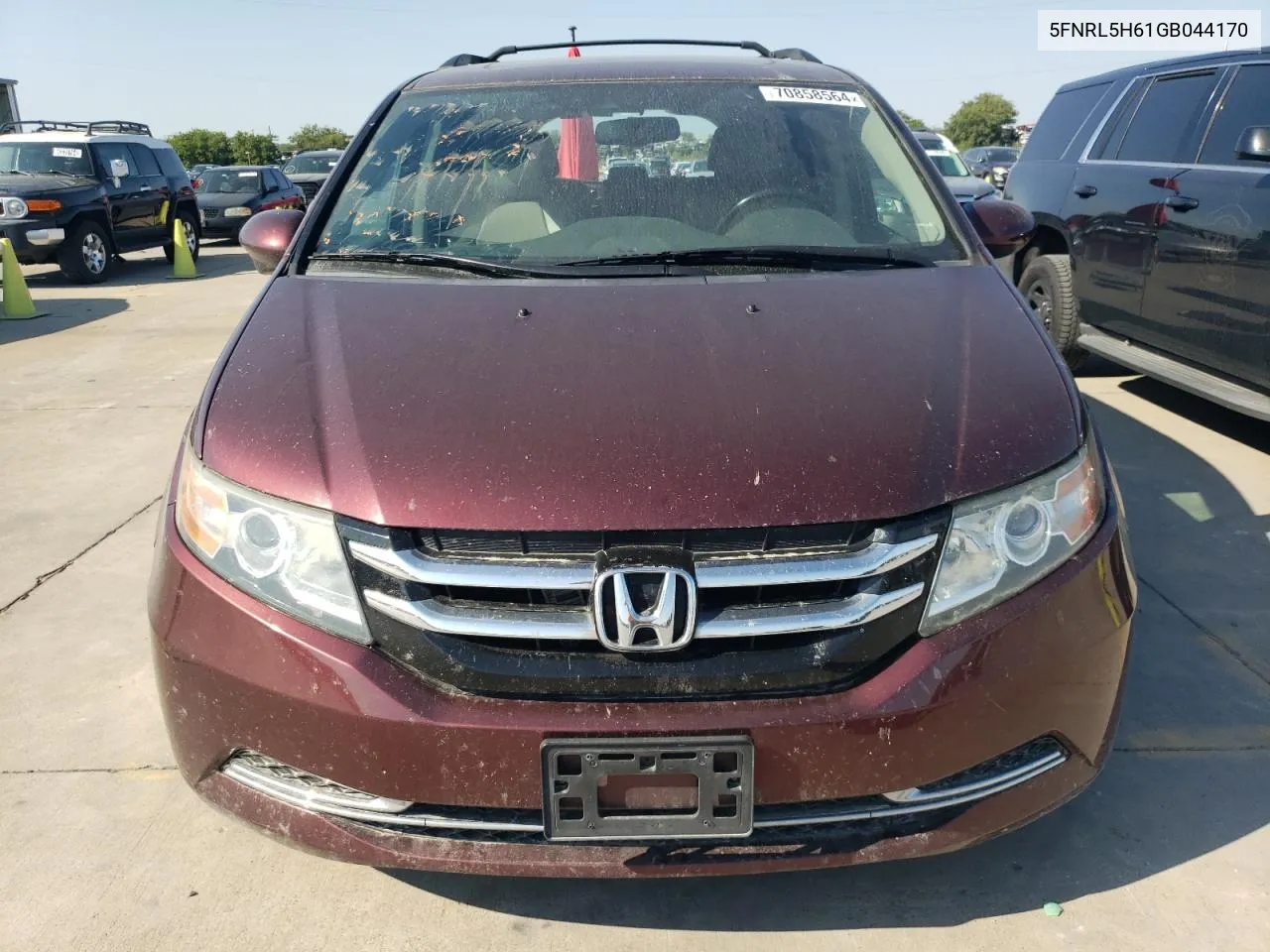 5FNRL5H61GB044170 2016 Honda Odyssey Exl