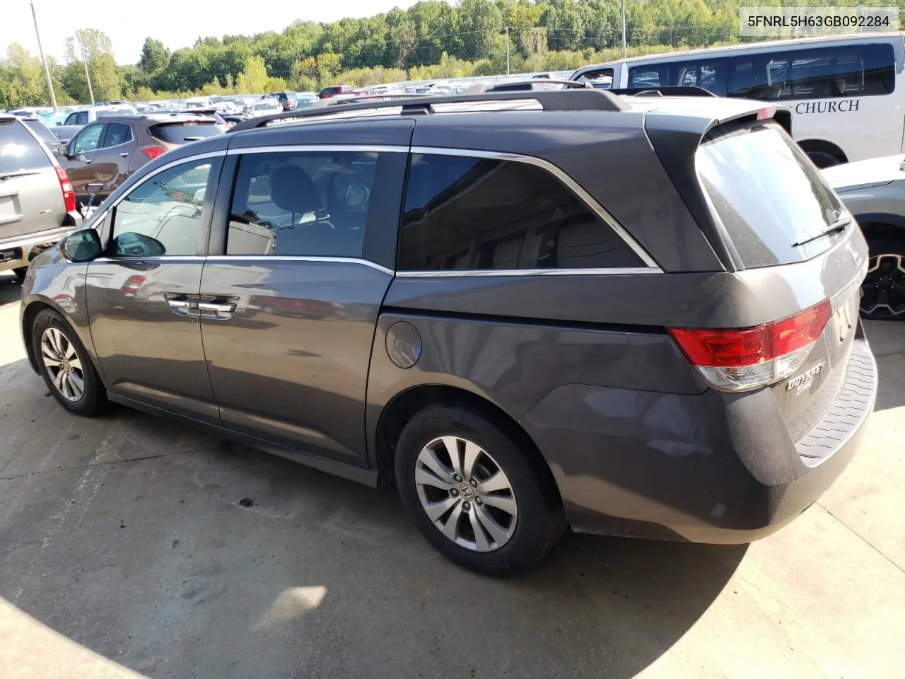 2016 Honda Odyssey Exl VIN: 5FNRL5H63GB092284 Lot: 70950894