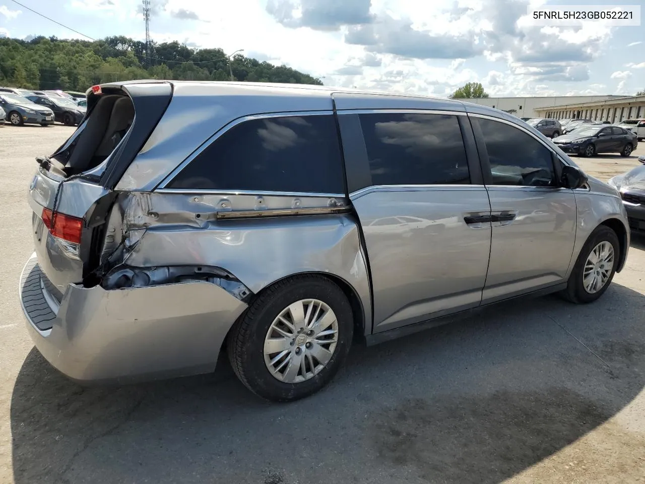 2016 Honda Odyssey Lx VIN: 5FNRL5H23GB052221 Lot: 71025774