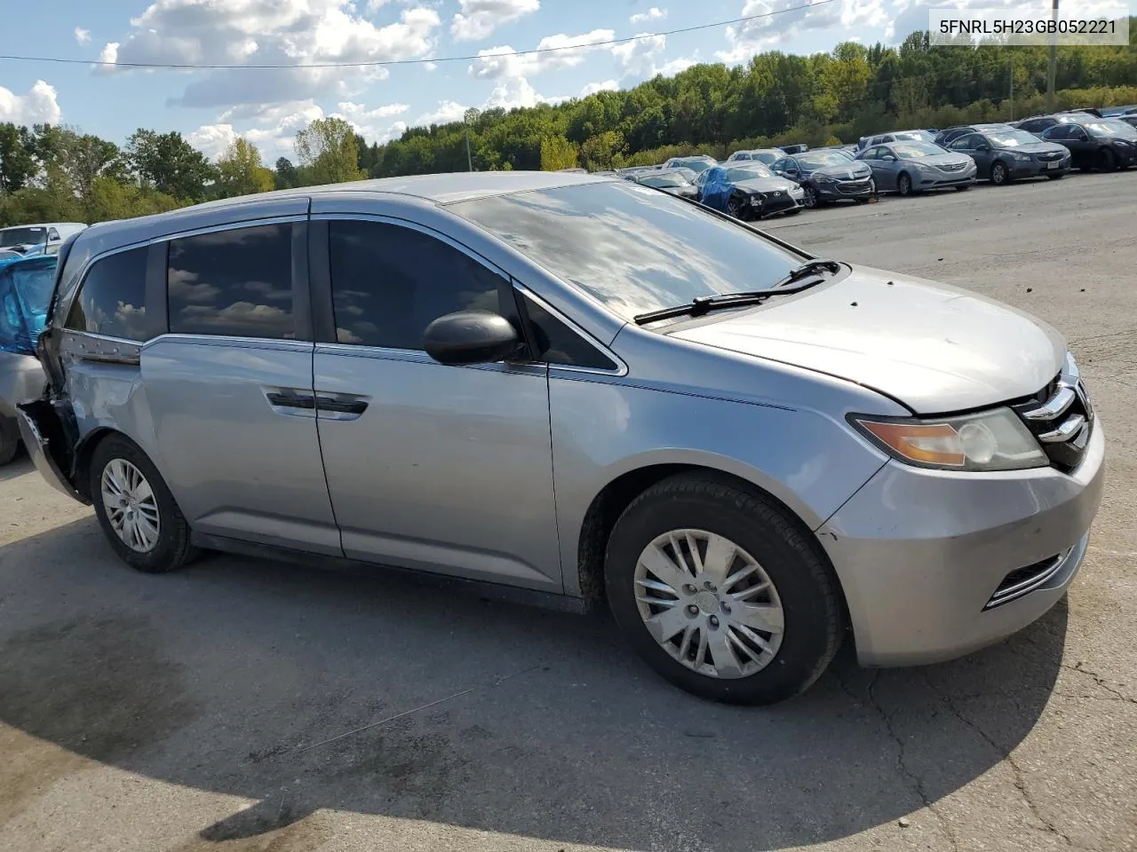 2016 Honda Odyssey Lx VIN: 5FNRL5H23GB052221 Lot: 71025774