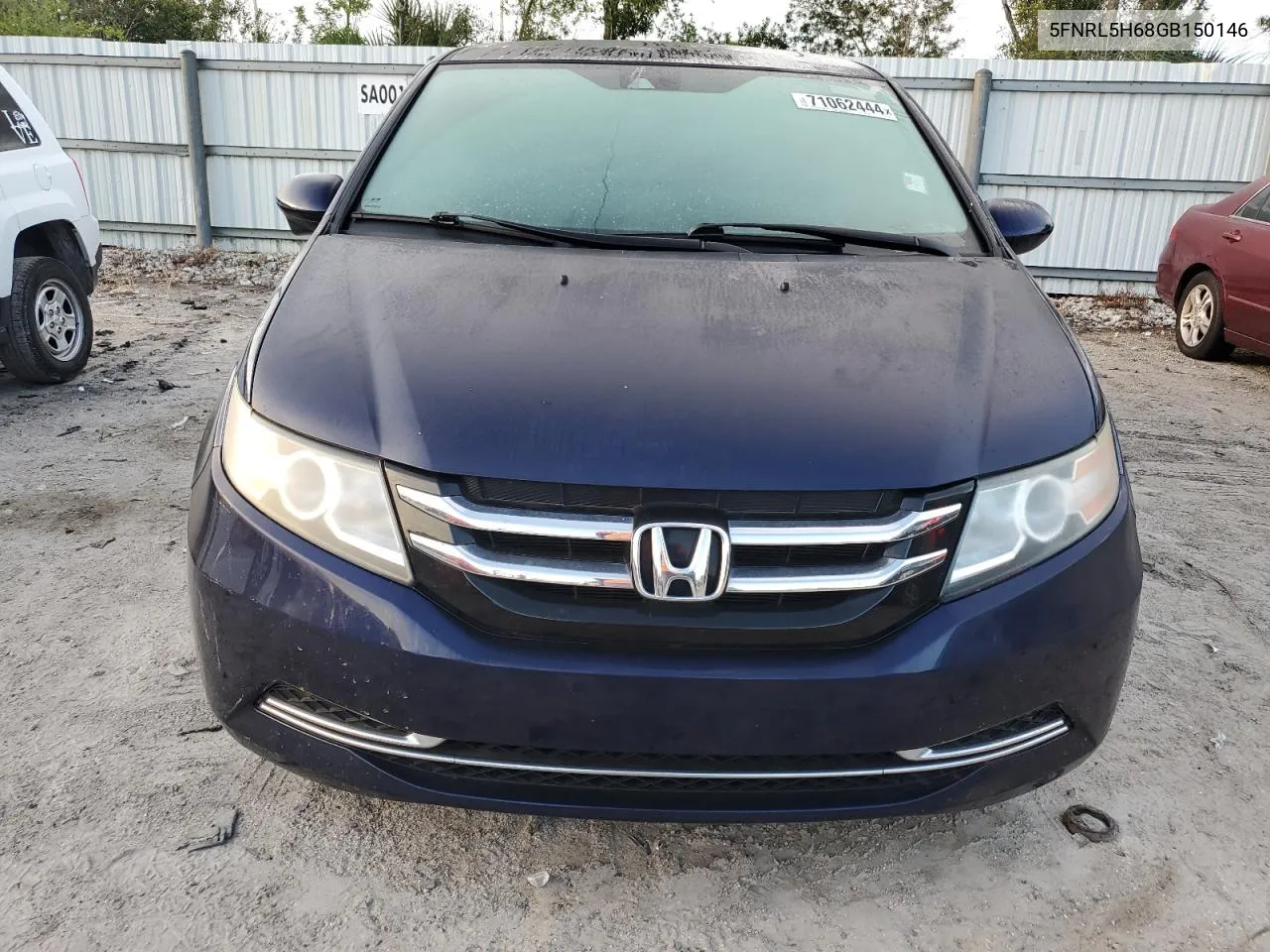 2016 Honda Odyssey Exl VIN: 5FNRL5H68GB150146 Lot: 71062444