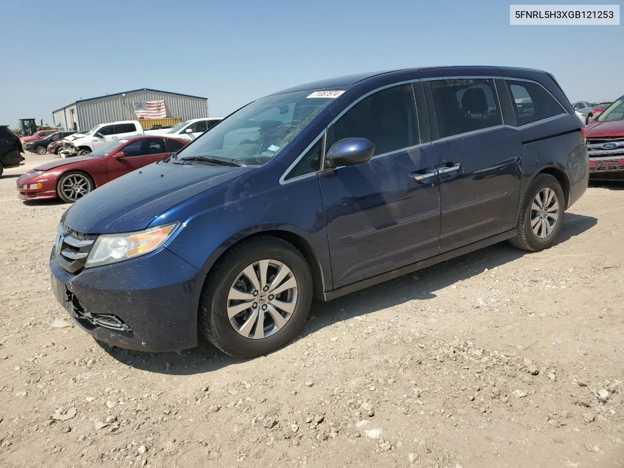 2016 Honda Odyssey Se VIN: 5FNRL5H3XGB121253 Lot: 71087874