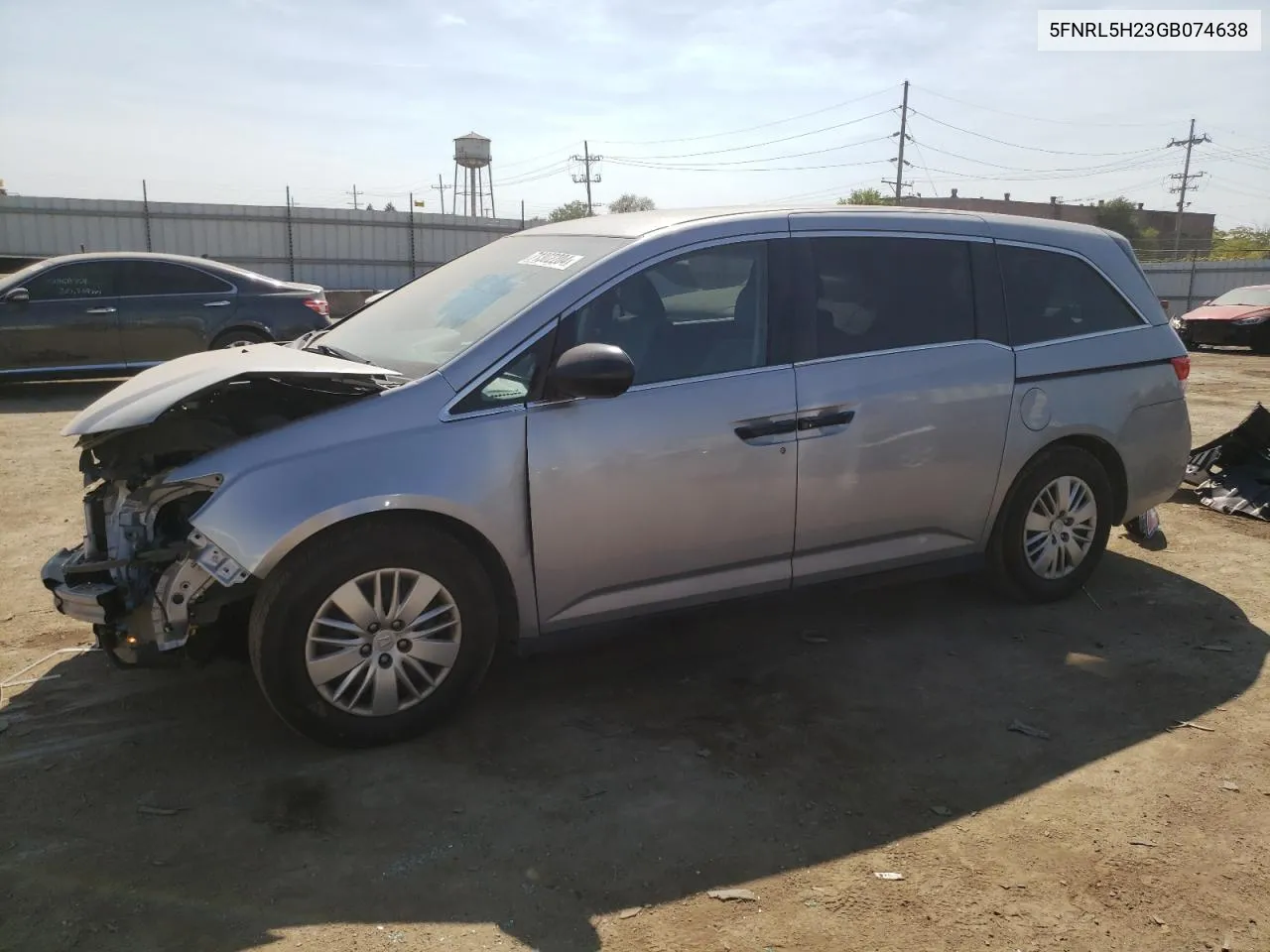 5FNRL5H23GB074638 2016 Honda Odyssey Lx