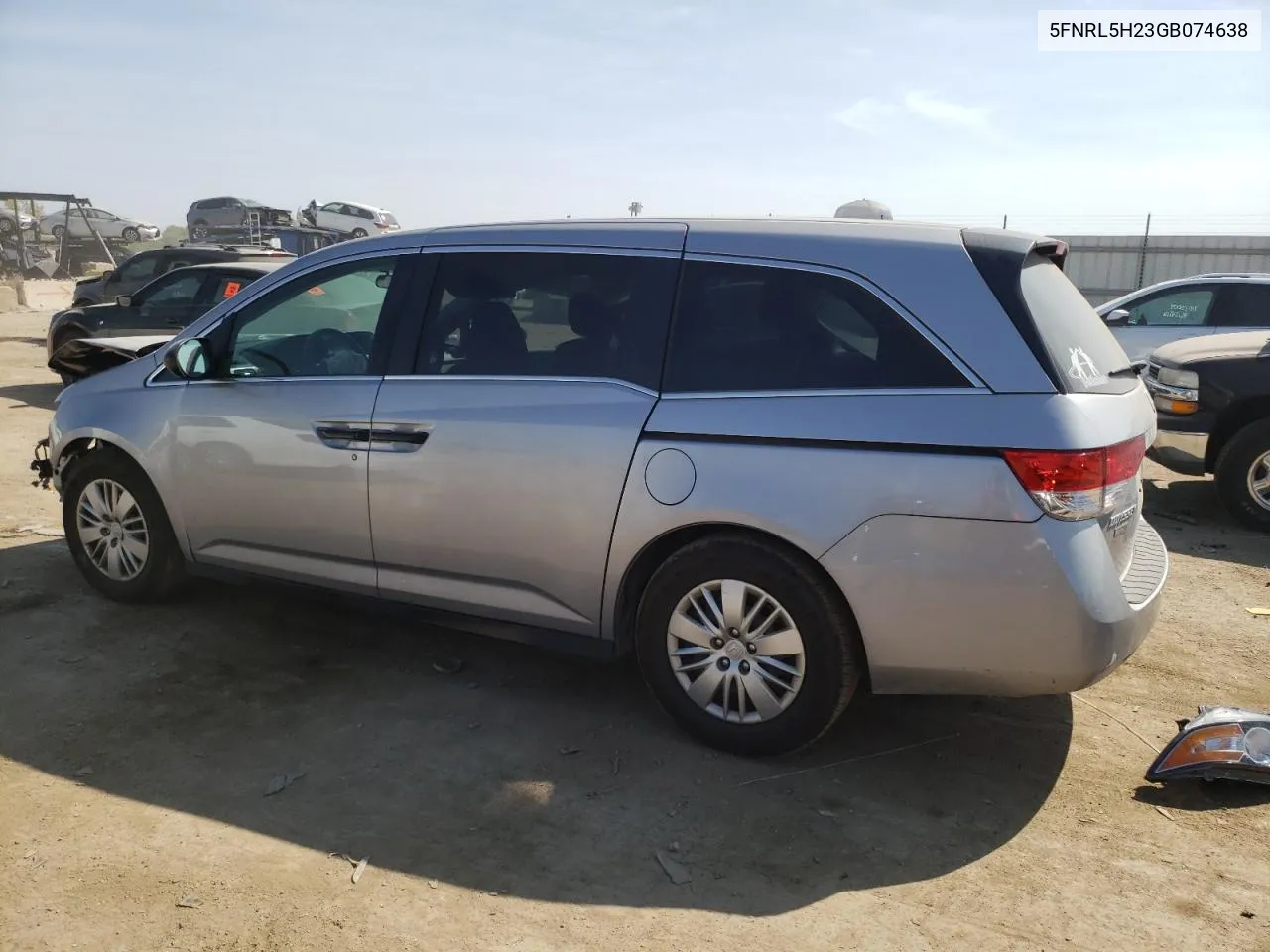 5FNRL5H23GB074638 2016 Honda Odyssey Lx