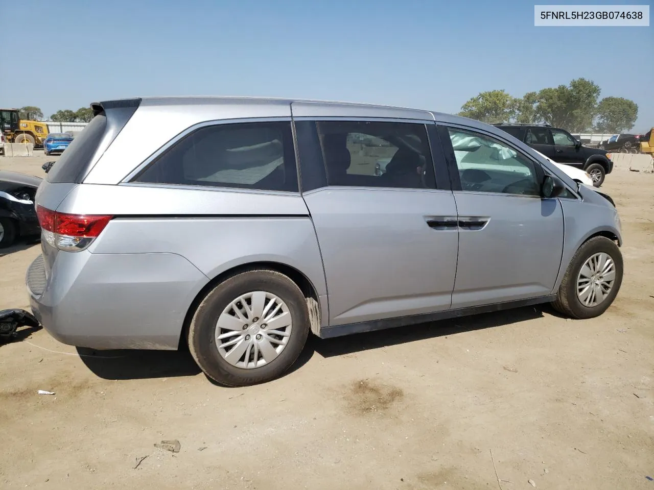 5FNRL5H23GB074638 2016 Honda Odyssey Lx