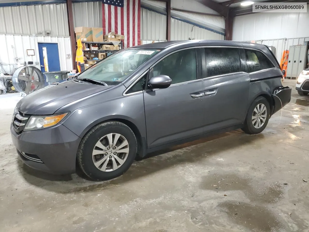 2016 Honda Odyssey Exl VIN: 5FNRL5H6XGB060089 Lot: 71571244