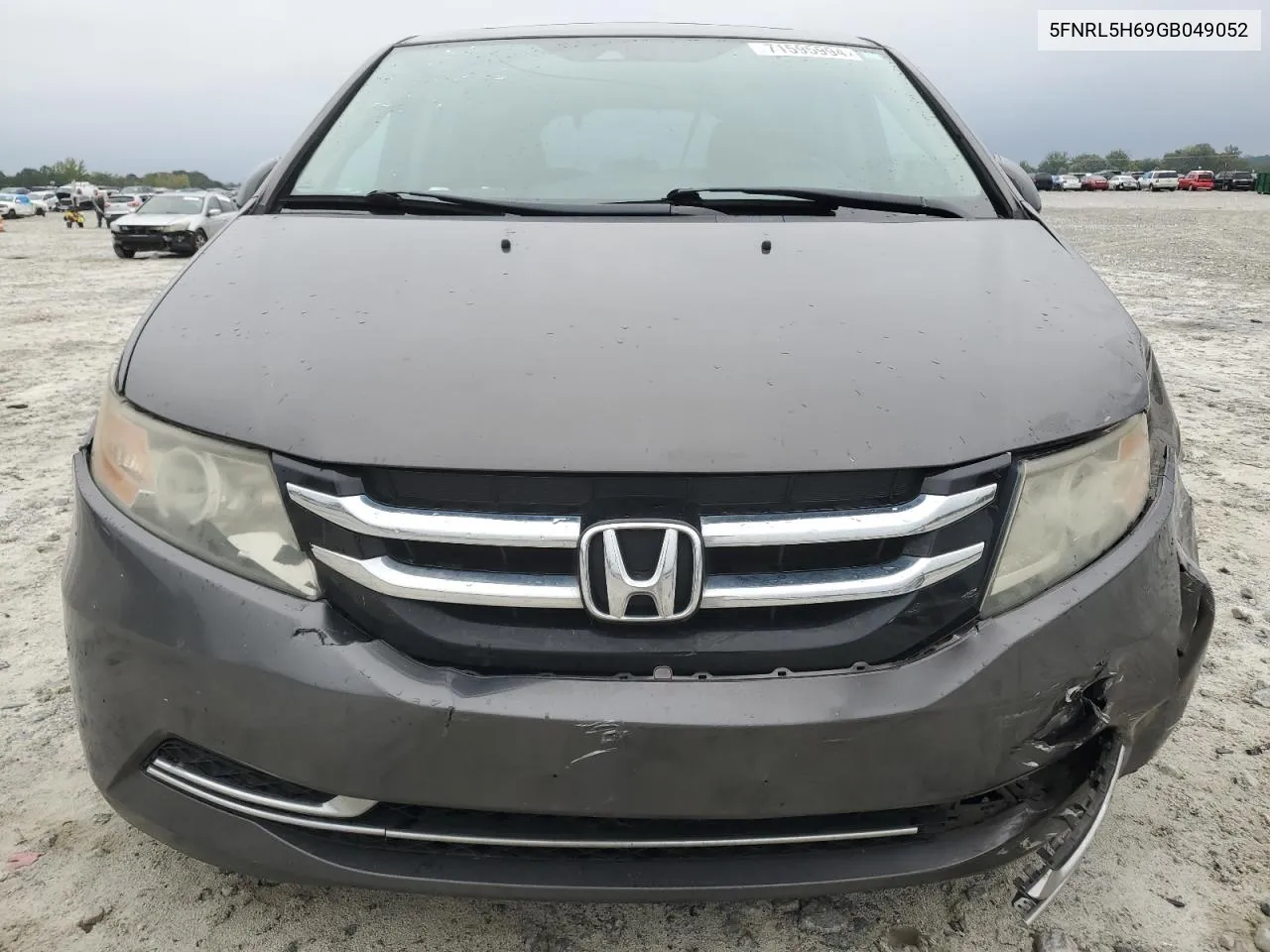 5FNRL5H69GB049052 2016 Honda Odyssey Exl