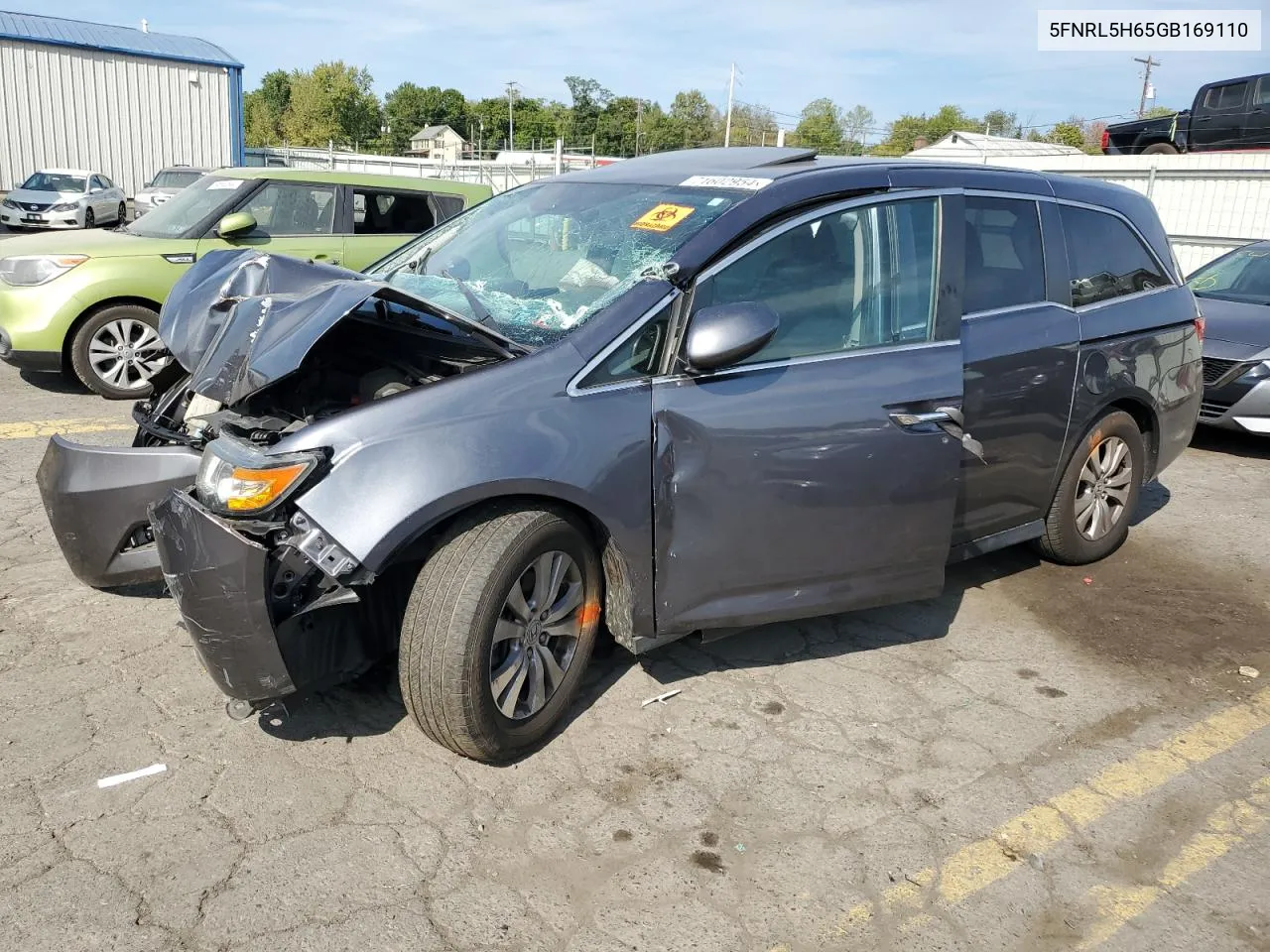 2016 Honda Odyssey Exl VIN: 5FNRL5H65GB169110 Lot: 71602954