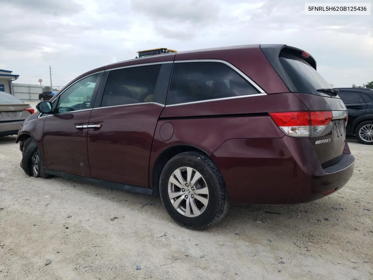 2016 Honda Odyssey Exl VIN: 5FNRL5H62GB125436 Lot: 71804784