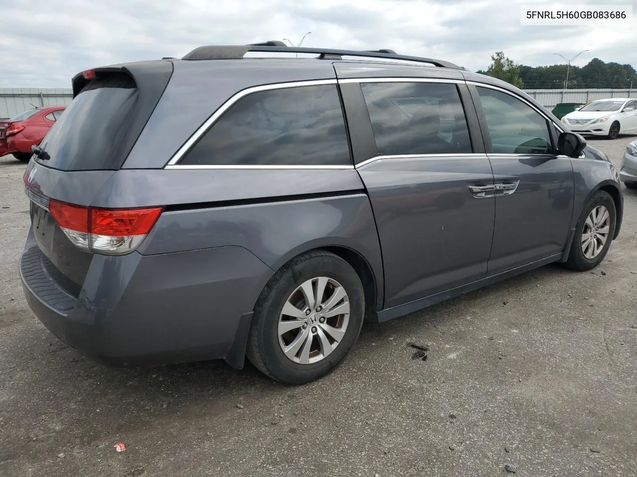 5FNRL5H60GB083686 2016 Honda Odyssey Exl