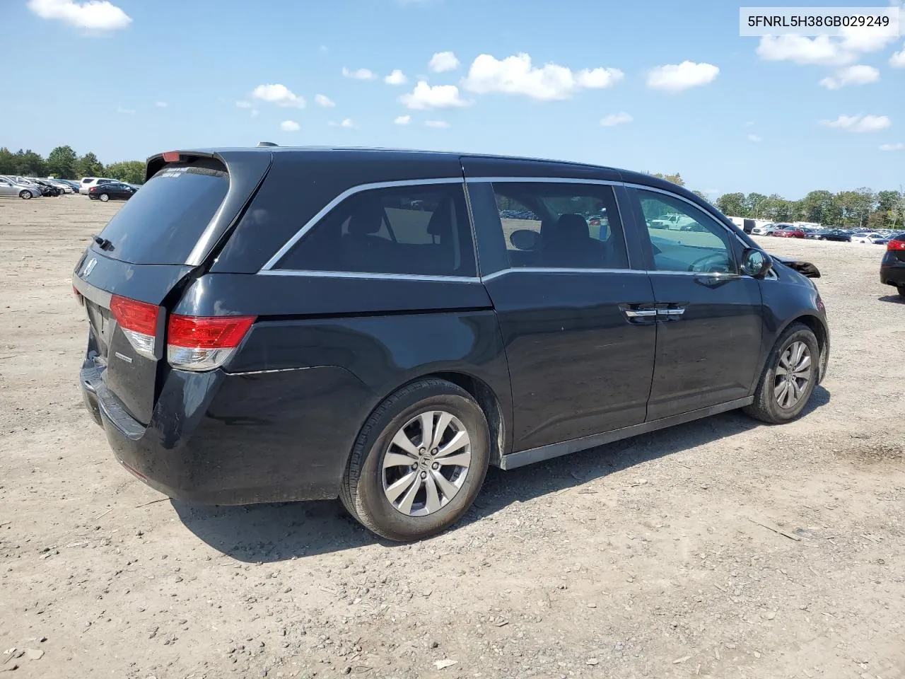 2016 Honda Odyssey Se VIN: 5FNRL5H38GB029249 Lot: 72119544