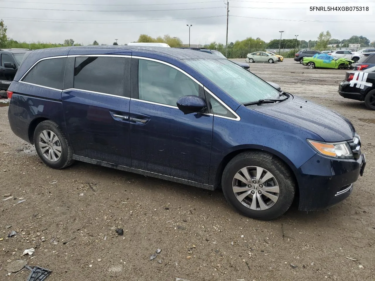 2016 Honda Odyssey Ex VIN: 5FNRL5H4XGB075318 Lot: 72229044