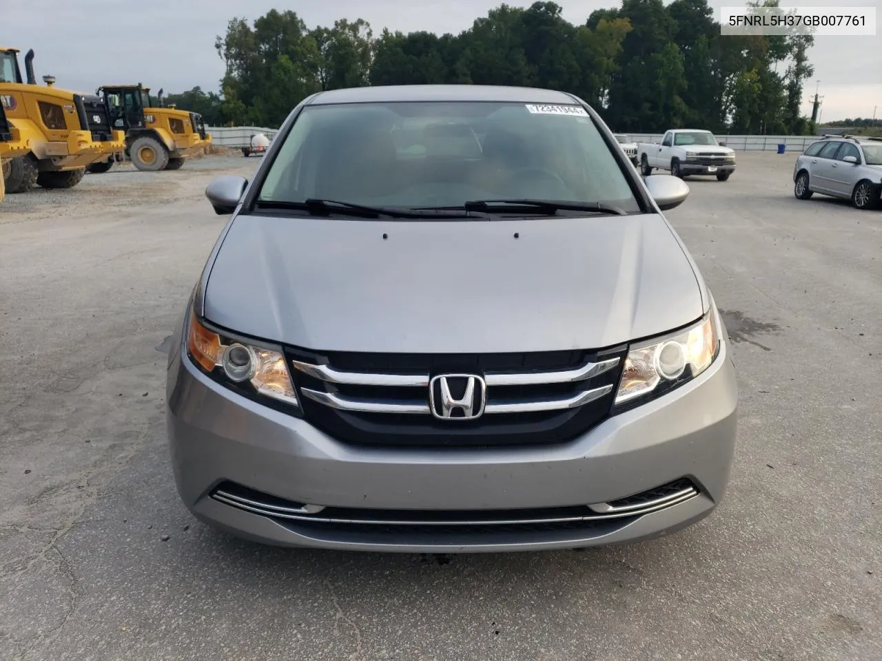 2016 Honda Odyssey Se VIN: 5FNRL5H37GB007761 Lot: 72341944