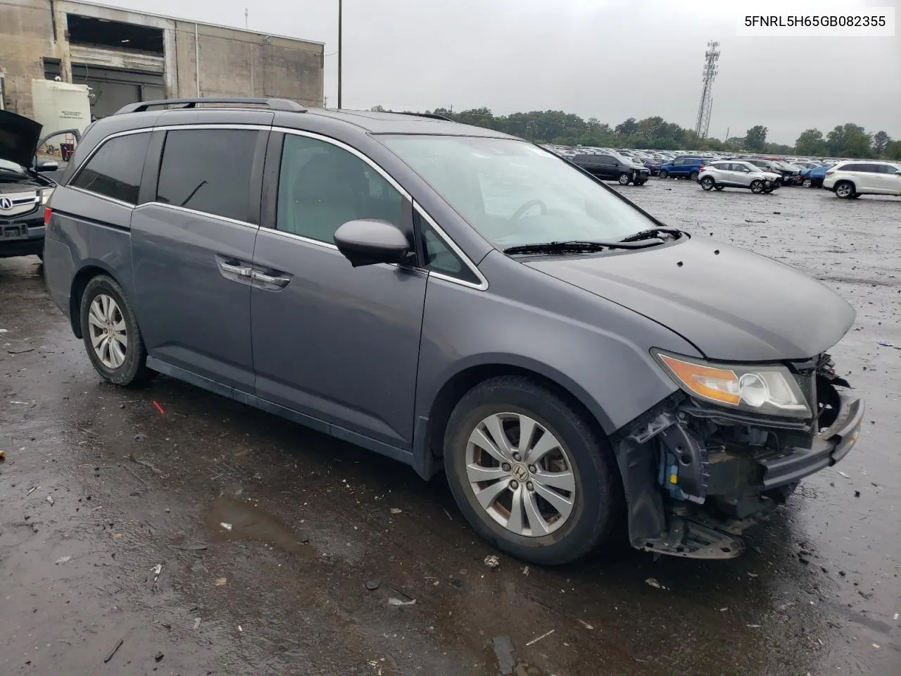 2016 Honda Odyssey Exl VIN: 5FNRL5H65GB082355 Lot: 72384014