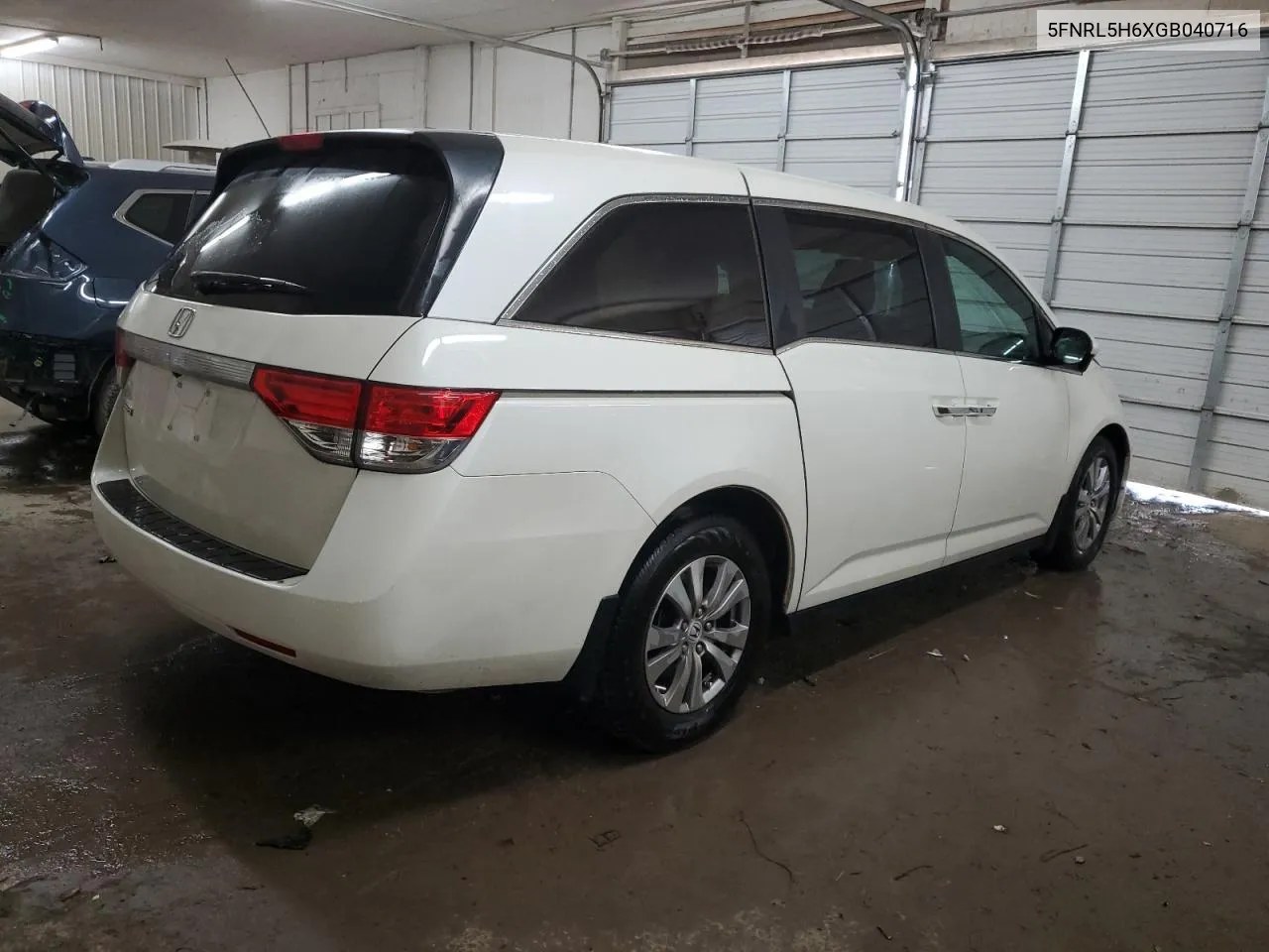 5FNRL5H6XGB040716 2016 Honda Odyssey Exl