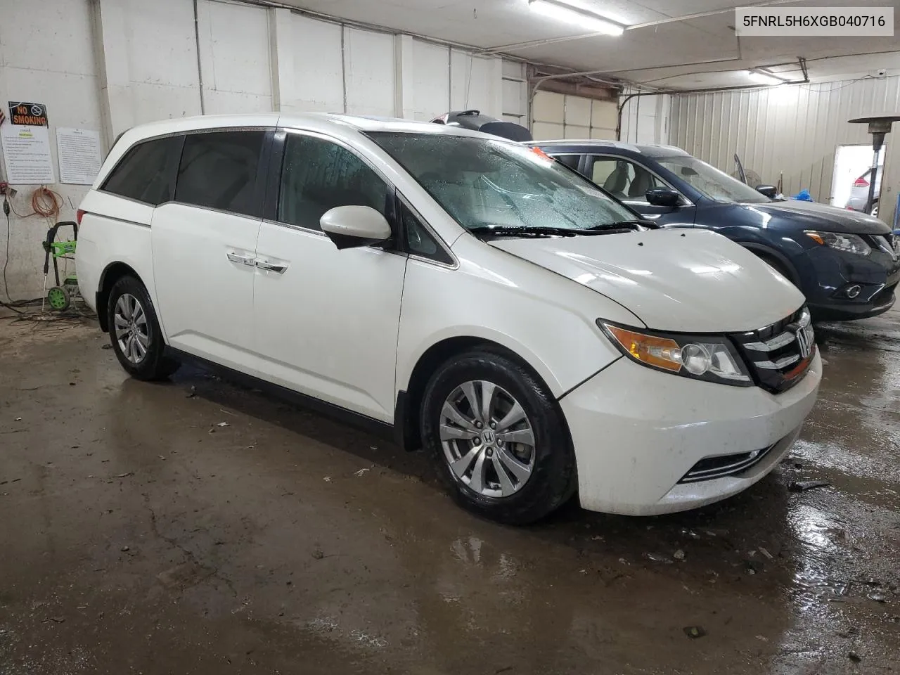 5FNRL5H6XGB040716 2016 Honda Odyssey Exl