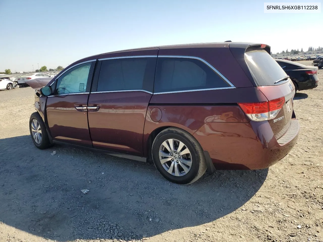 5FNRL5H6XGB112238 2016 Honda Odyssey Exl