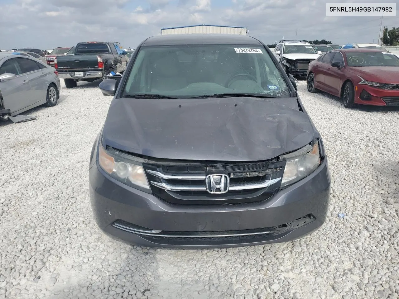 5FNRL5H49GB147982 2016 Honda Odyssey Ex