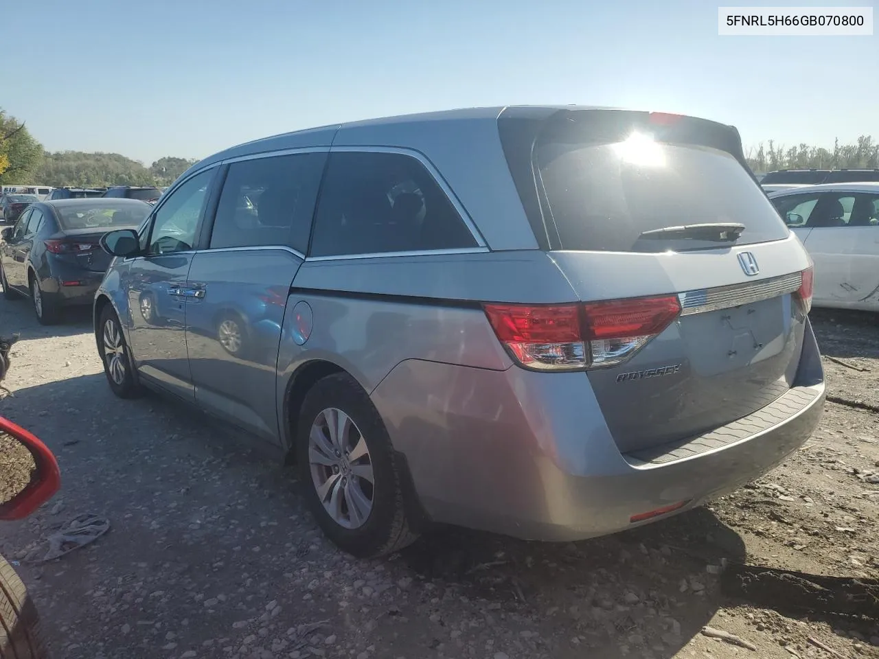 5FNRL5H66GB070800 2016 Honda Odyssey Exl