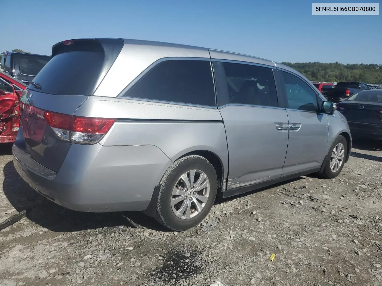 2016 Honda Odyssey Exl VIN: 5FNRL5H66GB070800 Lot: 73151344