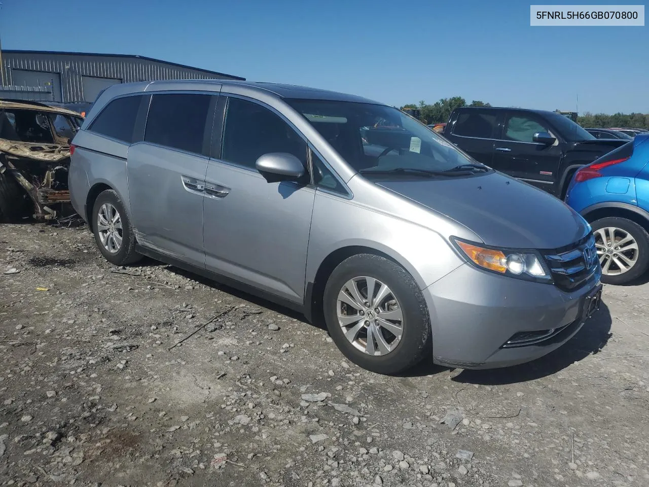 5FNRL5H66GB070800 2016 Honda Odyssey Exl