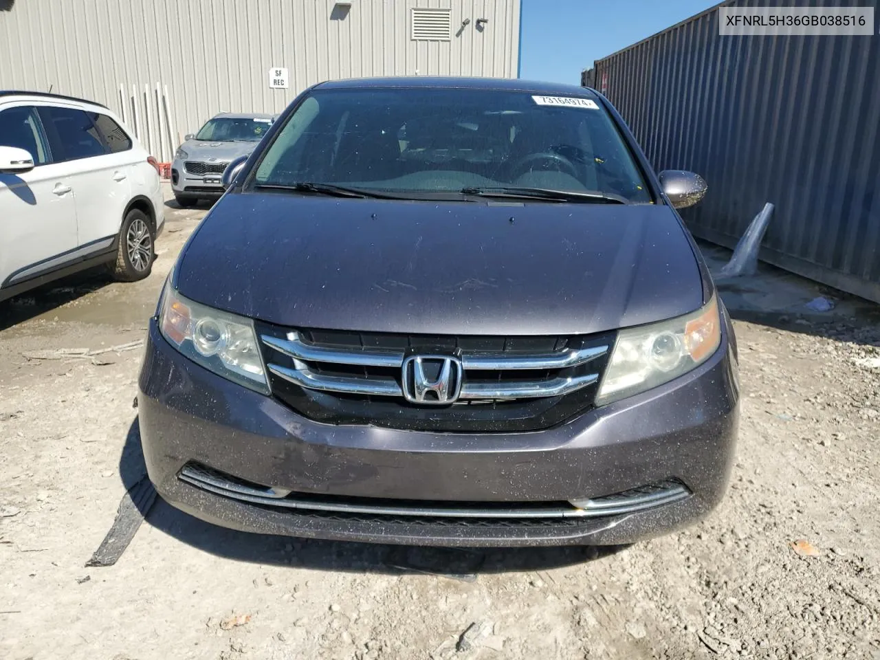 2016 Honda Odyseey VIN: XFNRL5H36GB038516 Lot: 73164974