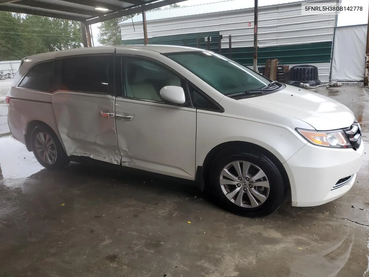 5FNRL5H38GB142778 2016 Honda Odyssey Se