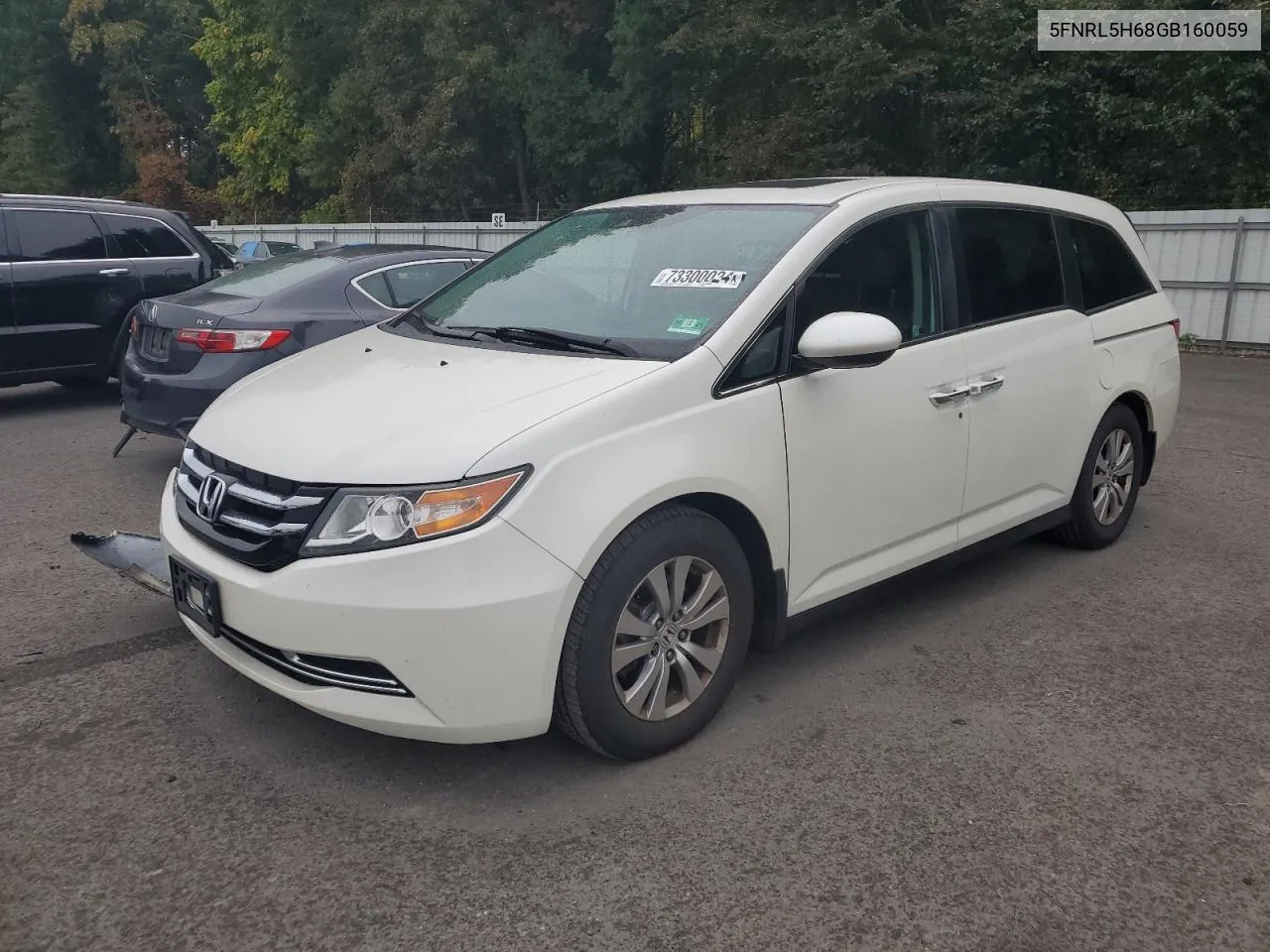 2016 Honda Odyssey Exl VIN: 5FNRL5H68GB160059 Lot: 73300024