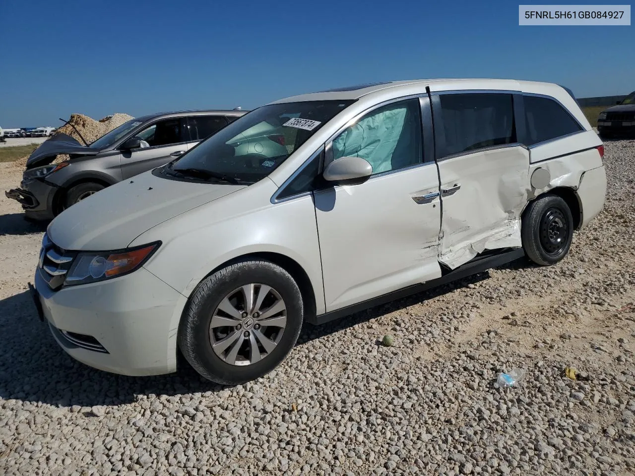 5FNRL5H61GB084927 2016 Honda Odyssey Exl