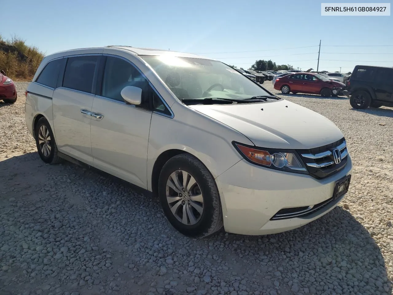 5FNRL5H61GB084927 2016 Honda Odyssey Exl