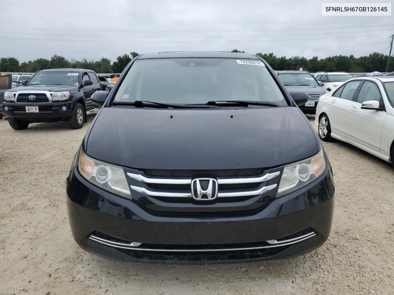 2016 Honda Odyssey Exl VIN: 5FNRL5H67GB126145 Lot: 74298014