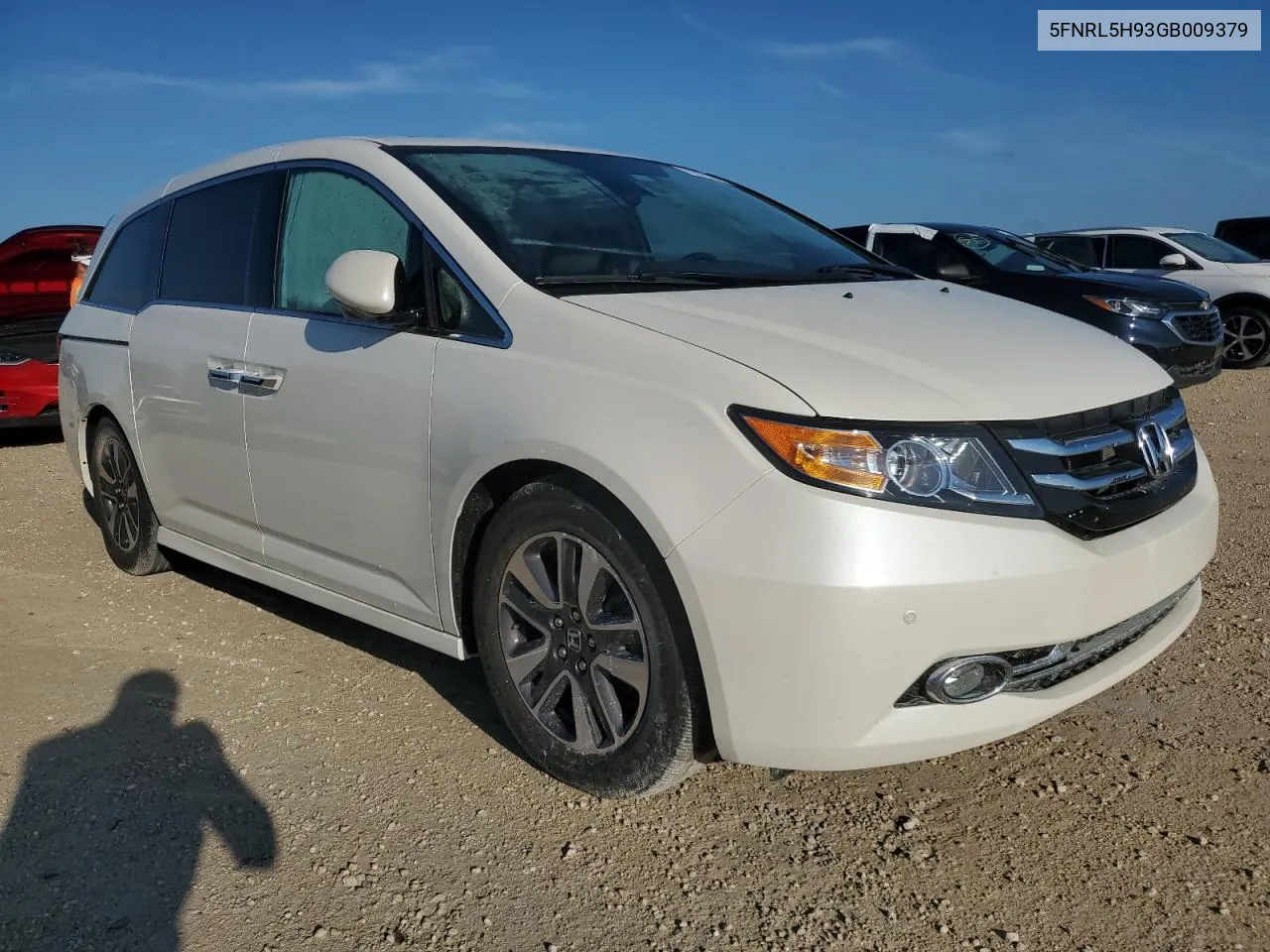 2016 Honda Odyssey Touring VIN: 5FNRL5H93GB009379 Lot: 74321274