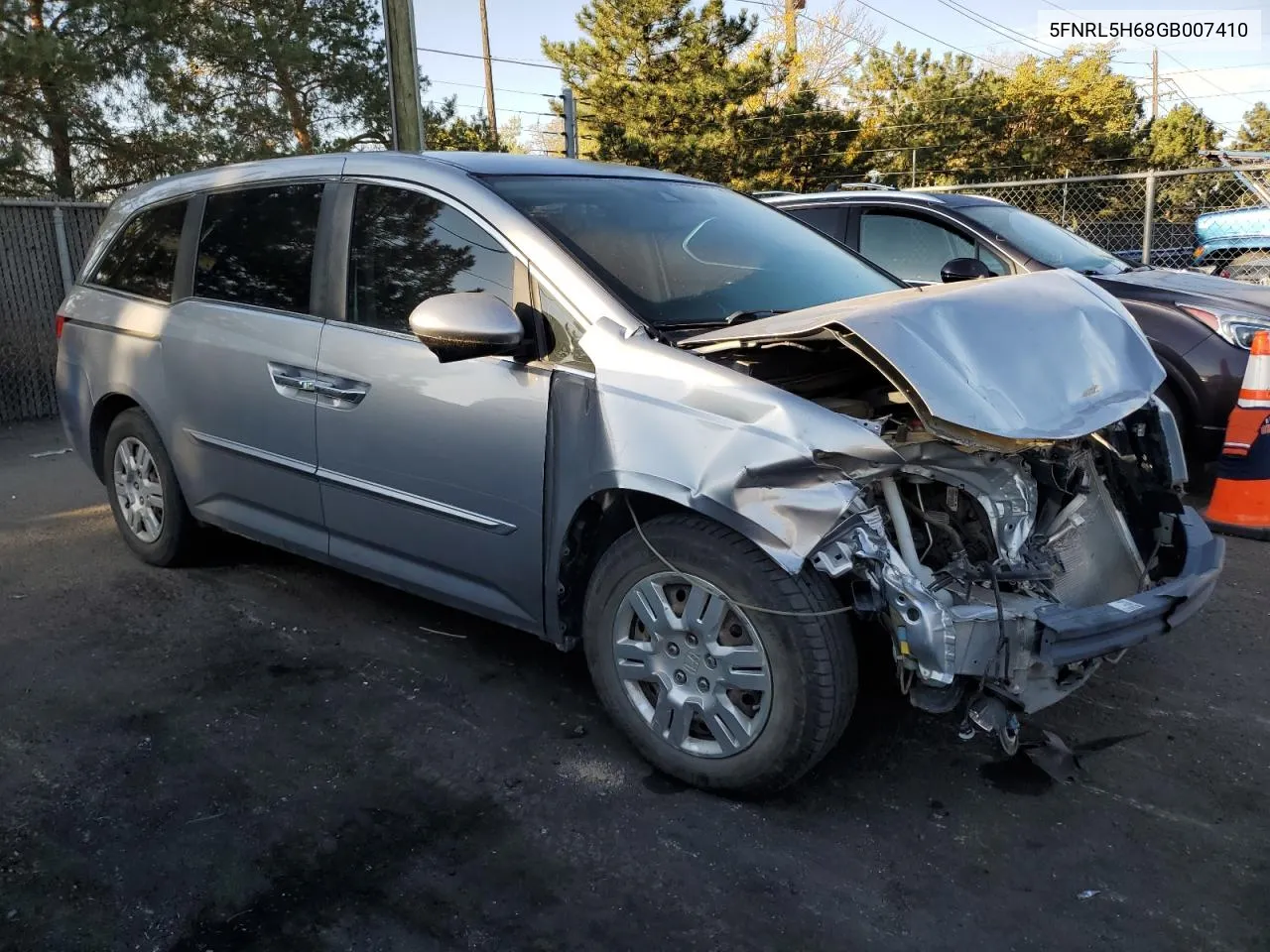 2016 Honda Odyssey Exl VIN: 5FNRL5H68GB007410 Lot: 75283324