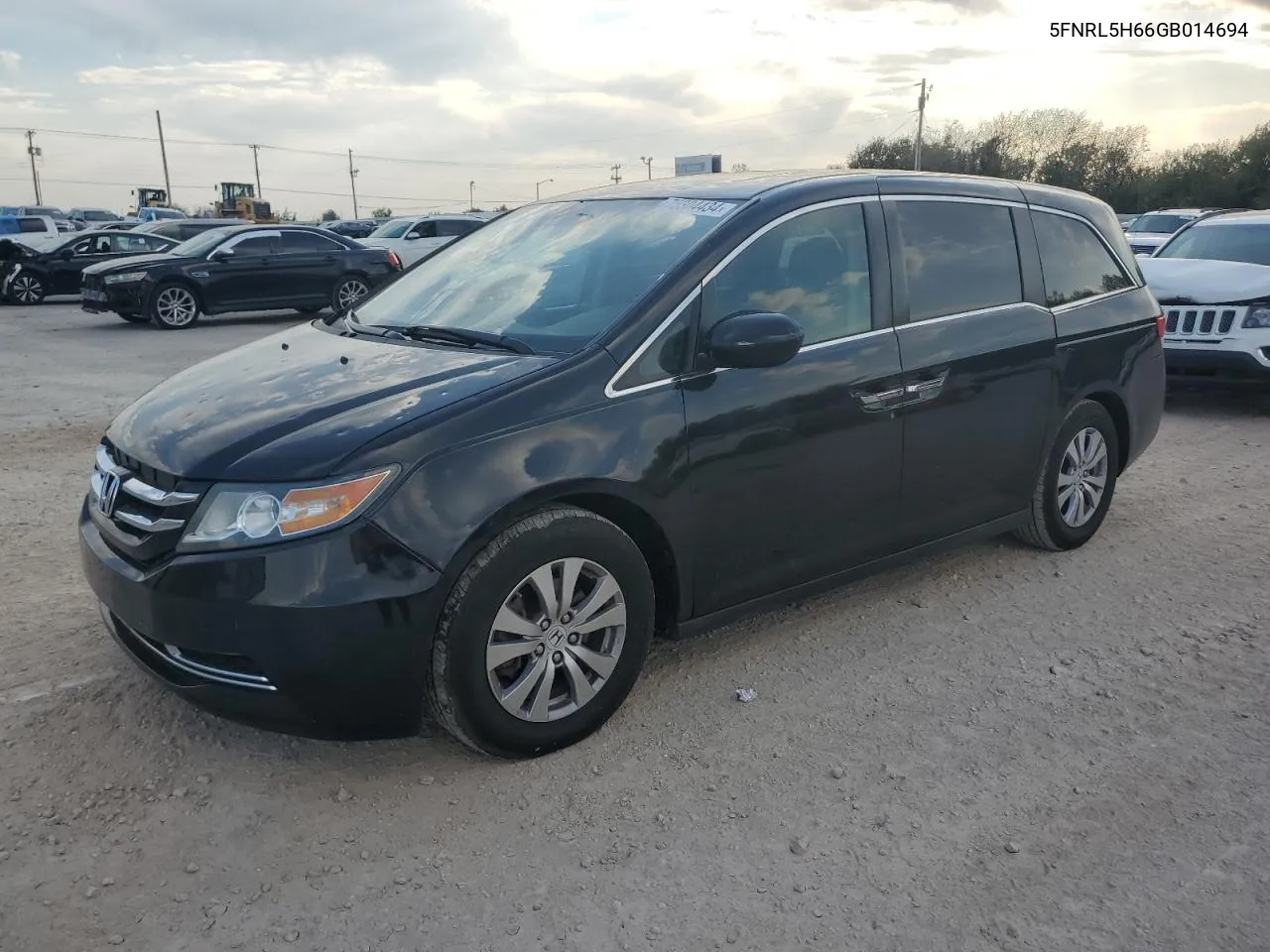 2016 Honda Odyssey Exl VIN: 5FNRL5H66GB014694 Lot: 75304434