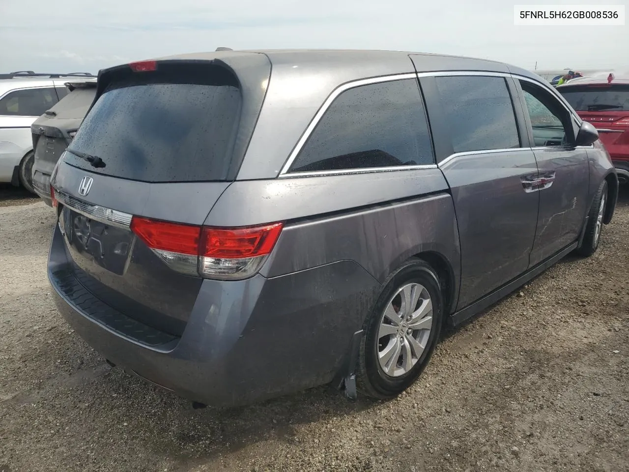 5FNRL5H62GB008536 2016 Honda Odyssey Exl