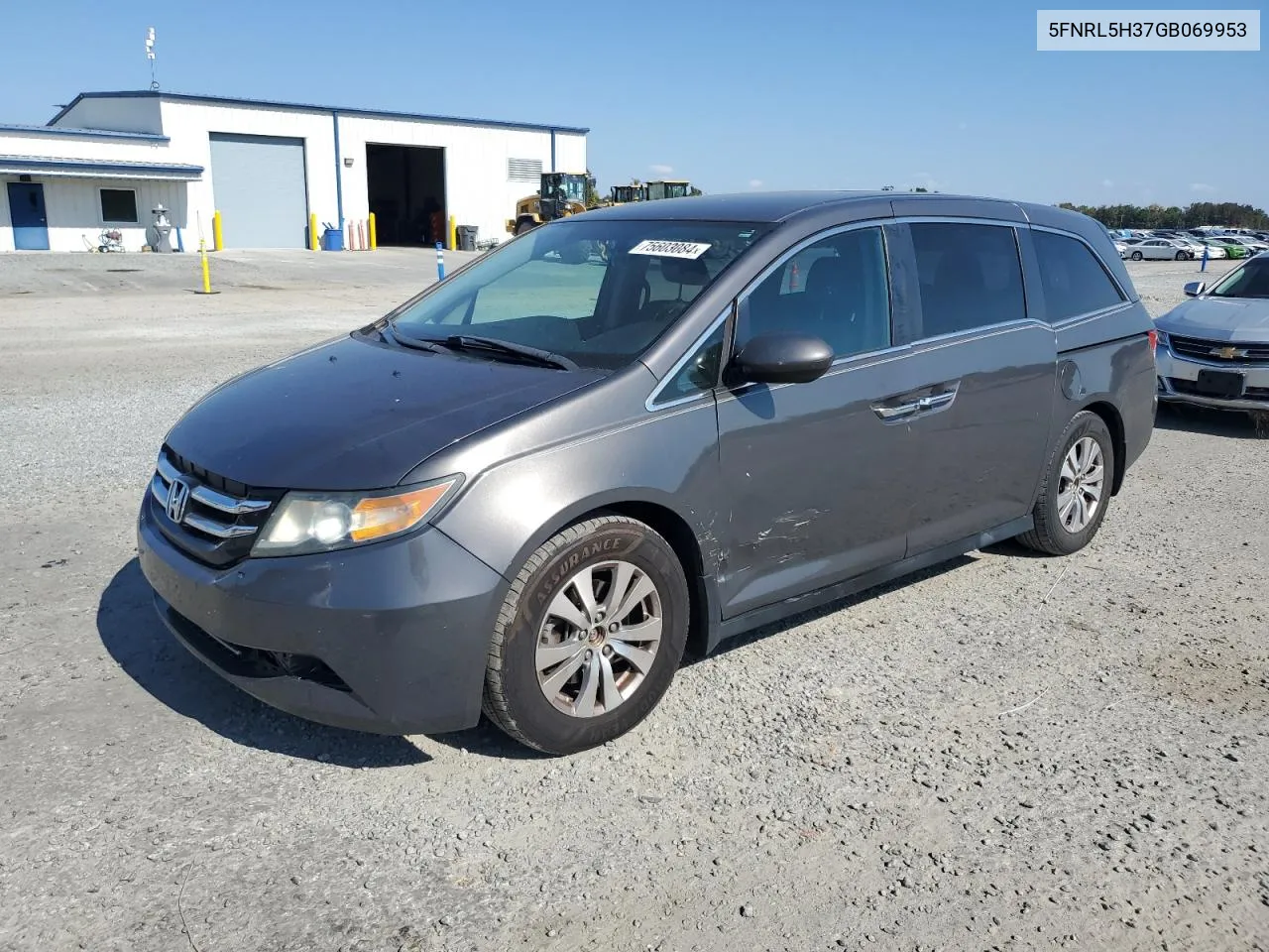 2016 Honda Odyssey Se VIN: 5FNRL5H37GB069953 Lot: 75603084