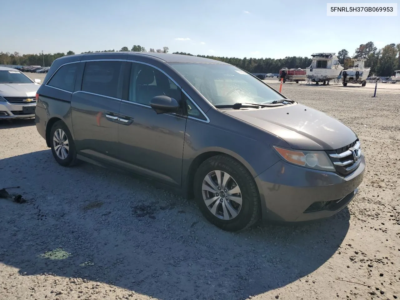 2016 Honda Odyssey Se VIN: 5FNRL5H37GB069953 Lot: 75603084