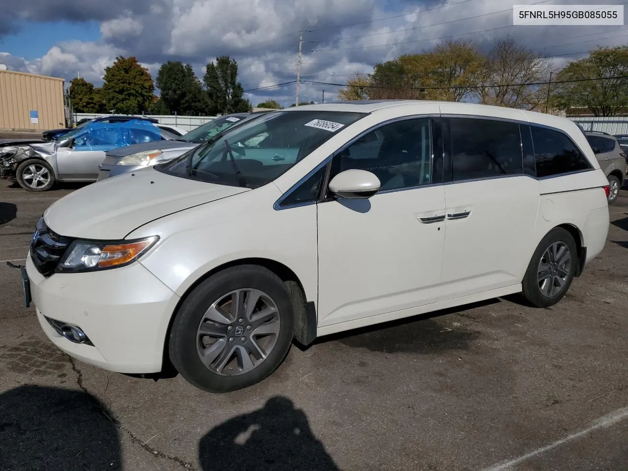 2016 Honda Odyssey Touring VIN: 5FNRL5H95GB085055 Lot: 76086054