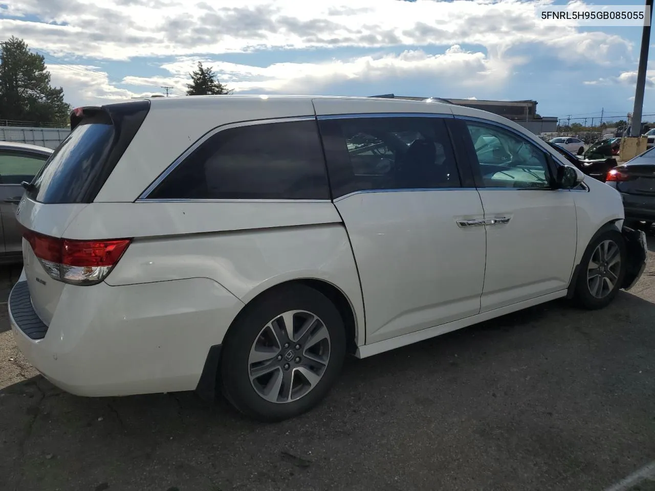 5FNRL5H95GB085055 2016 Honda Odyssey Touring