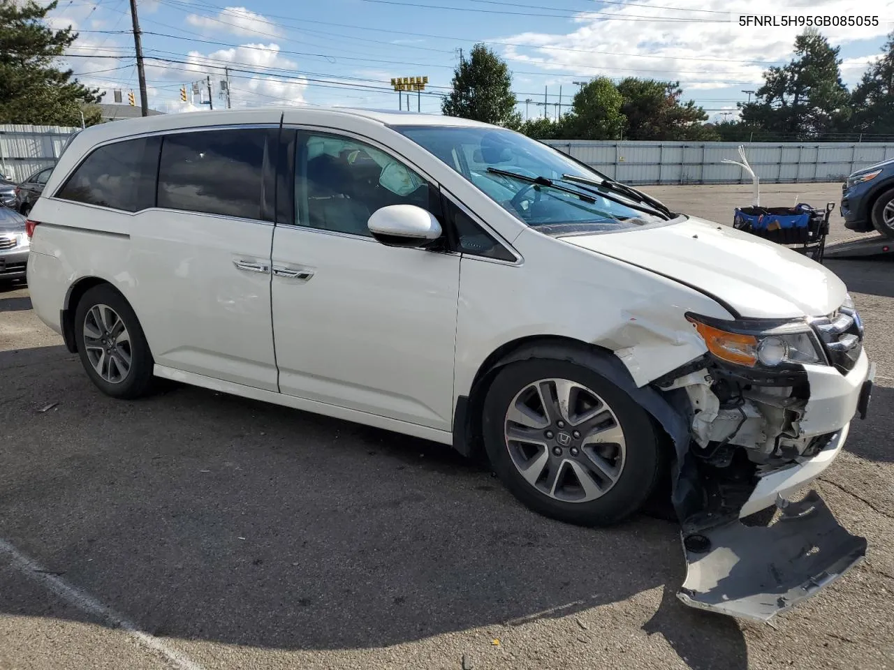 2016 Honda Odyssey Touring VIN: 5FNRL5H95GB085055 Lot: 76086054