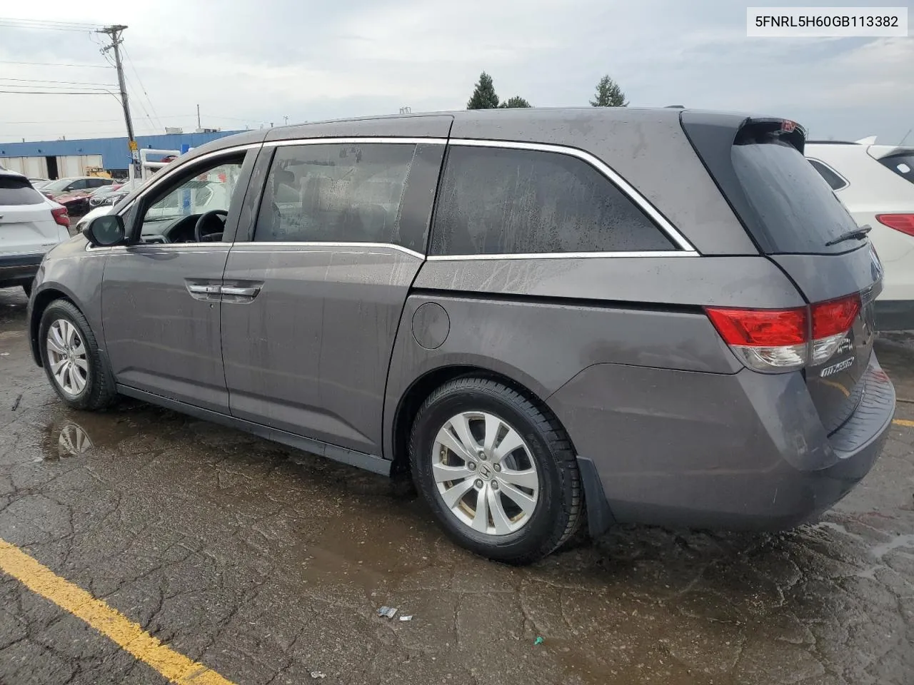 2016 Honda Odyssey Exl VIN: 5FNRL5H60GB113382 Lot: 76617714