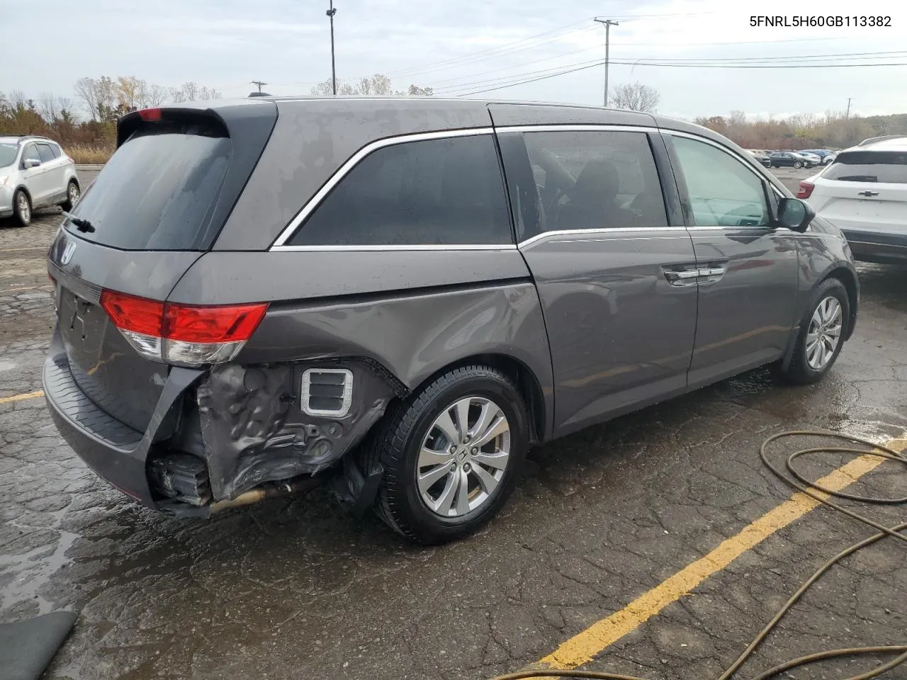 2016 Honda Odyssey Exl VIN: 5FNRL5H60GB113382 Lot: 76617714